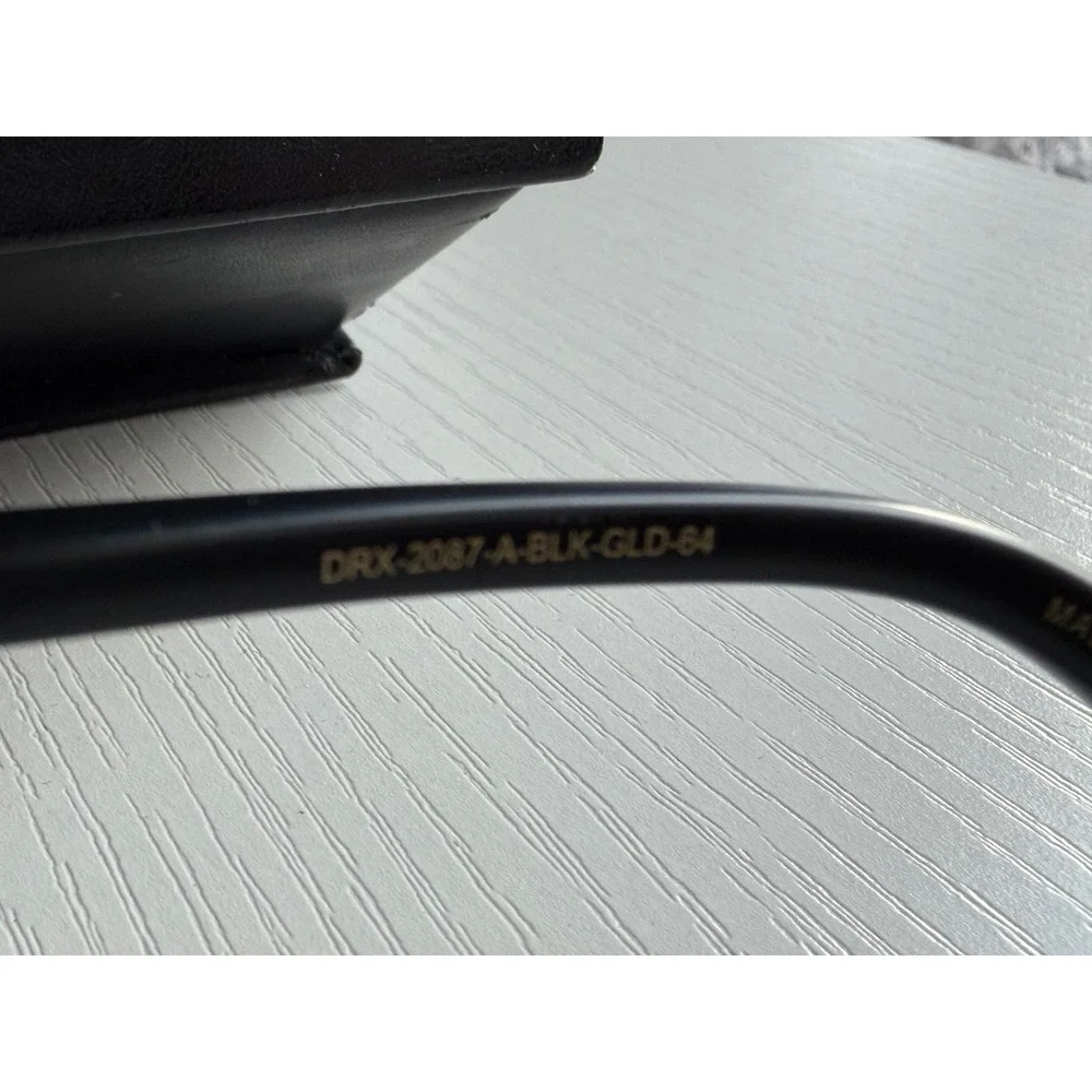 DITA Mach Five II Sunglasses Black‎ Gold DRX-2087 Japan Authentic